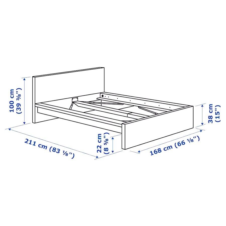  MALM cama twin de Ikea Foto 7227861-1.jpg