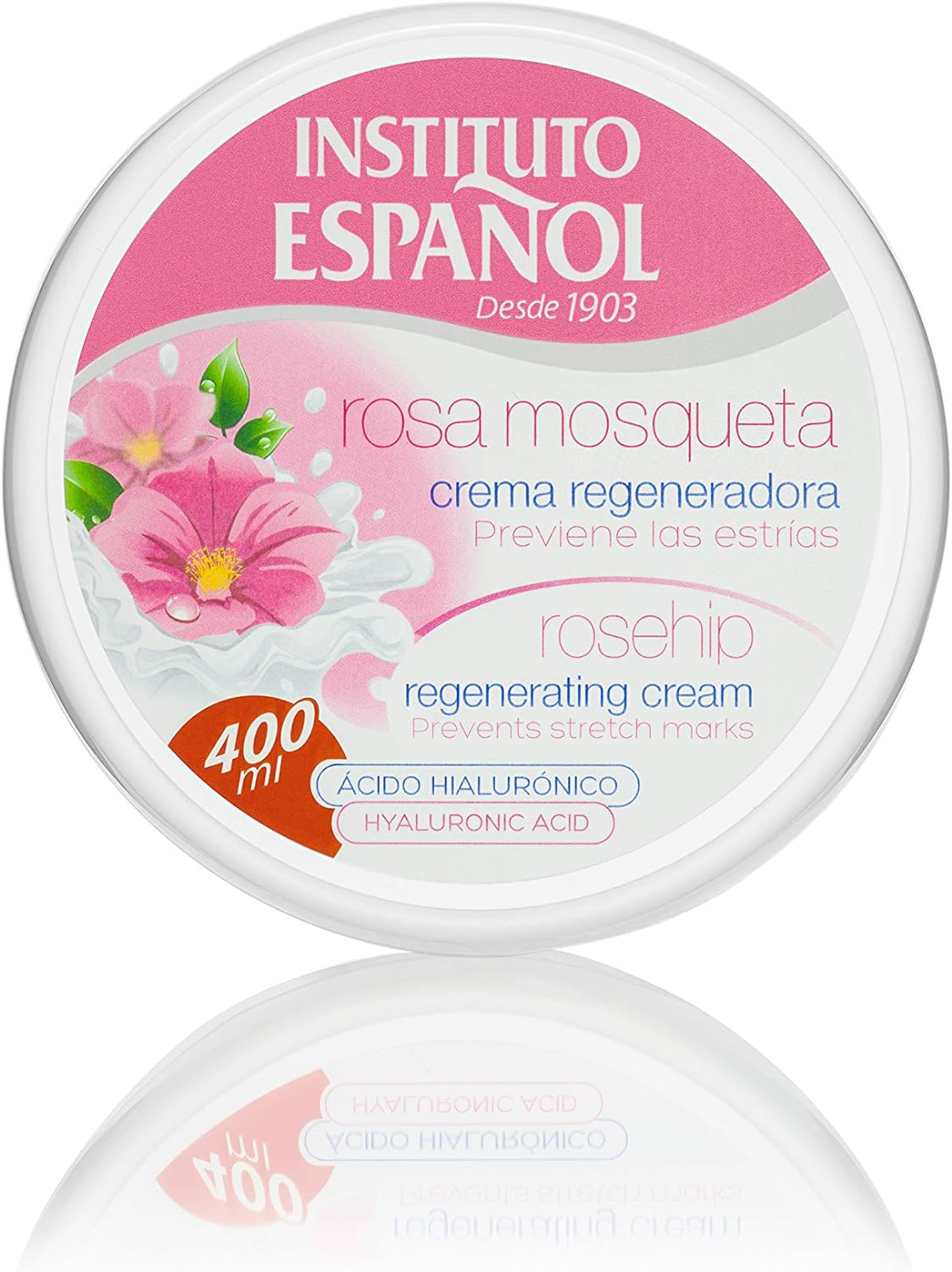 Crema regeneradora Rosa Mosqueta previene estrías tarro 400 ml con áci Foto 7228077-i1.jpg