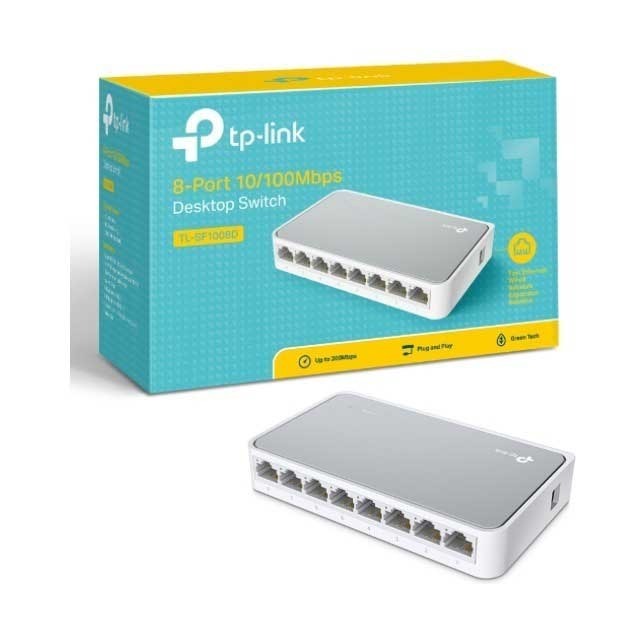 SWITCH TP LINK 8 PUERTOS MODELO LS1008 Foto 7228331-1.jpg