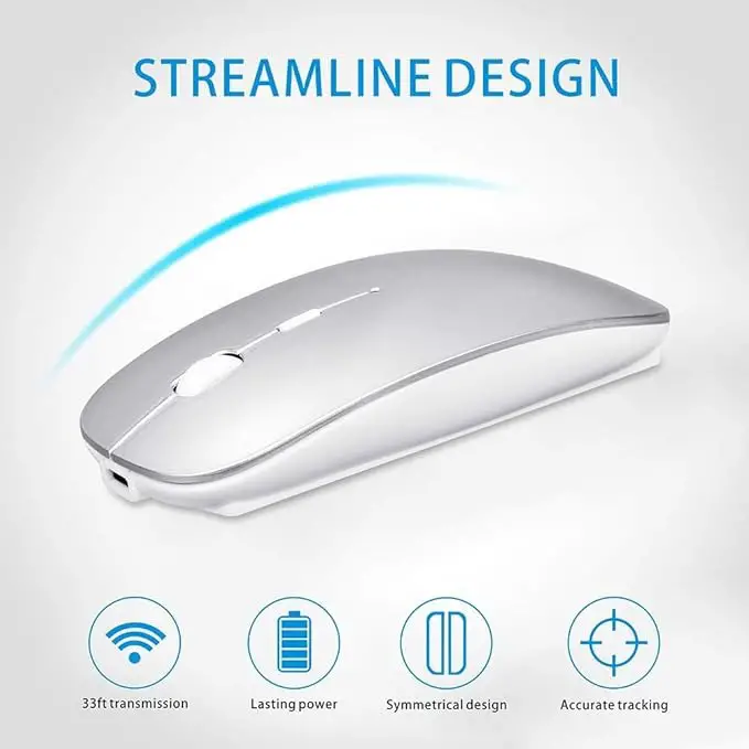 Mouse inalámbrico Bluetooth recargable con Leds RGB Foto 7228914-4.jpg