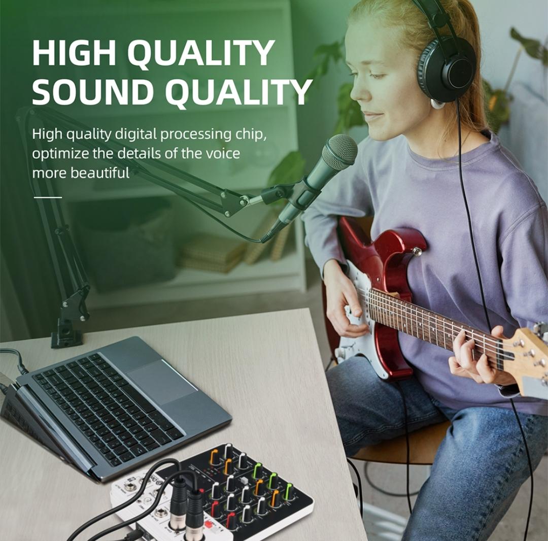 Consola mezclador de audio  4 canales con bluetooth y USB EN OFERTA  Foto 7229080-3.jpg