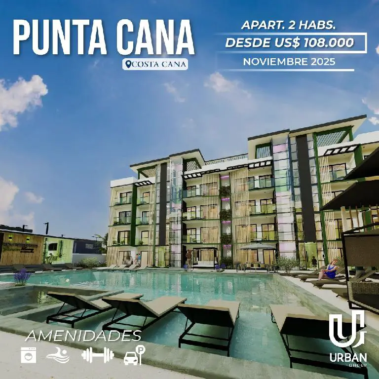 Apartamentos de 2 Habitaciones desde US108000 en Punta Cana Foto 7229375-1.jpg