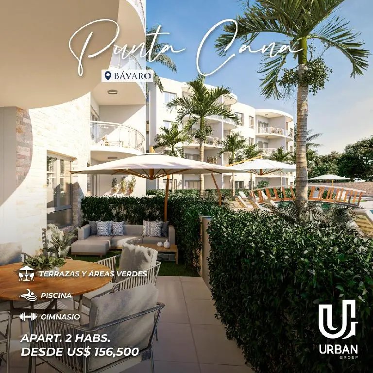 Apartamentos de 2 Habitaciones desde US156500 en Punta Cana Foto 7229377-1.jpg