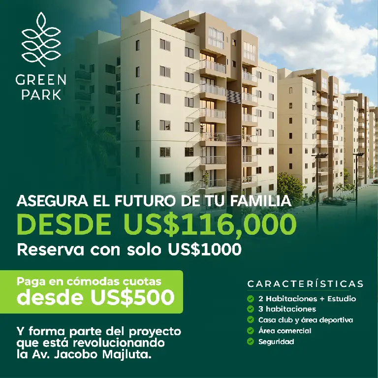Proyecto Green Park en la Avenida Jacobo Majluta Foto 7231270-1.jpg