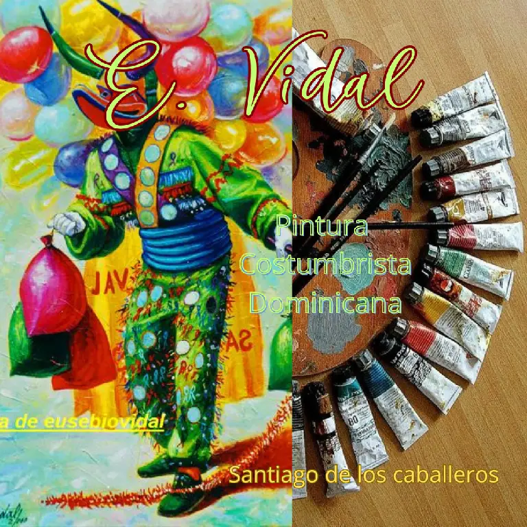 PINTOR DOMINICANOPINTURA COSTUMBRISTA OBRA DE ARTE E.VIDAL Foto 7231561-3.jpg