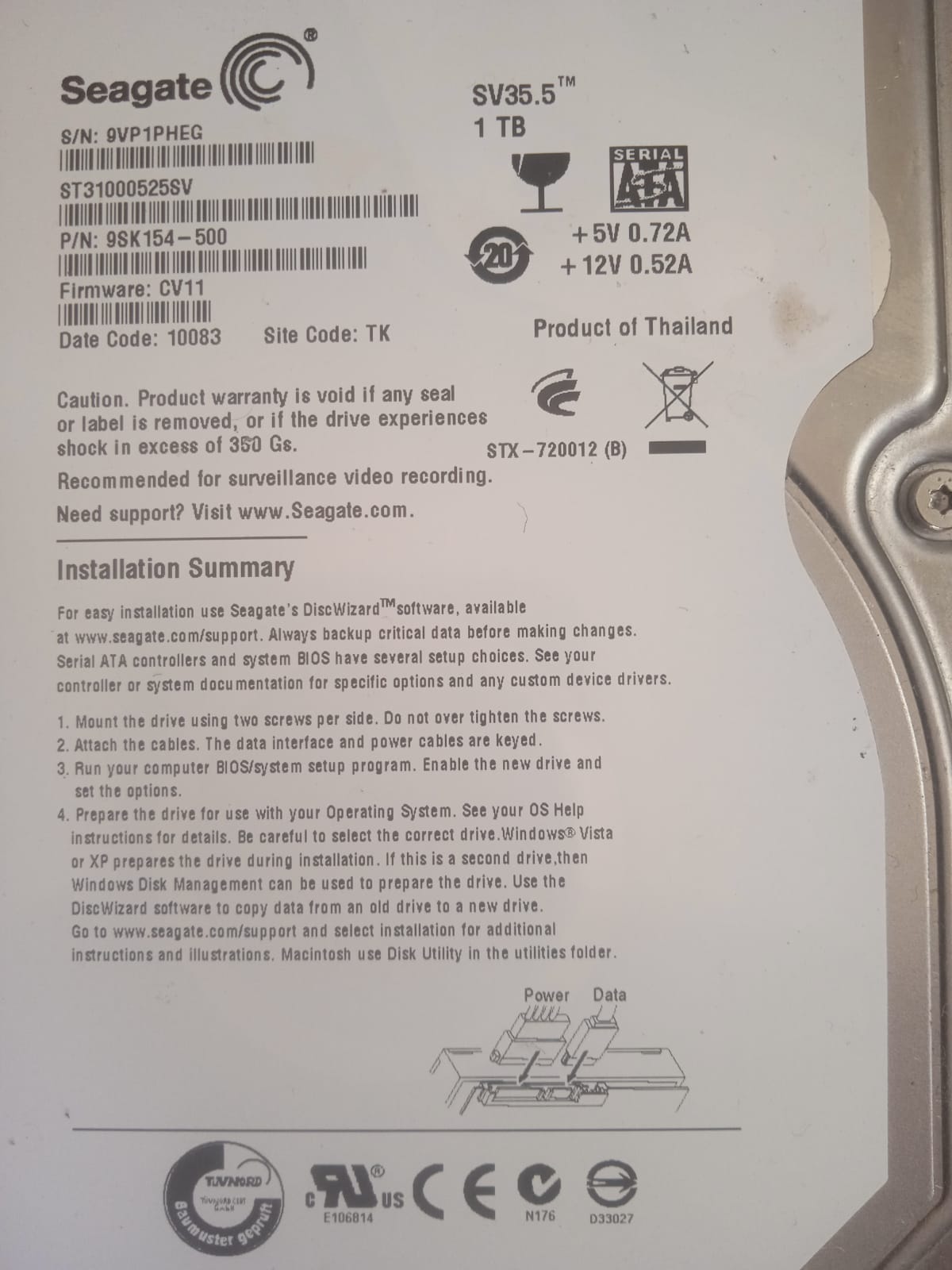 Disco Duro de 1tb 1000 GB 30 DIAS DE GARANTIA Foto 7231809-1.jpg