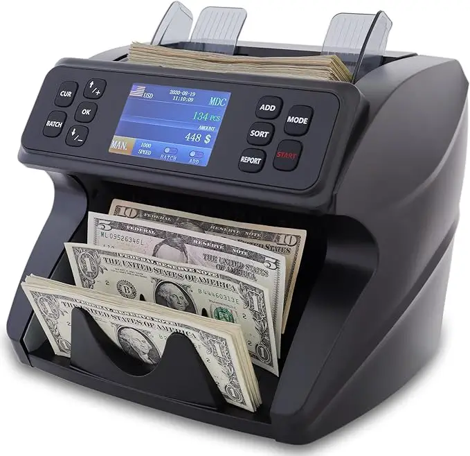 CONTADORA DE DINERO D.WORLD DW-500C  Foto 7231920-1.jpg
