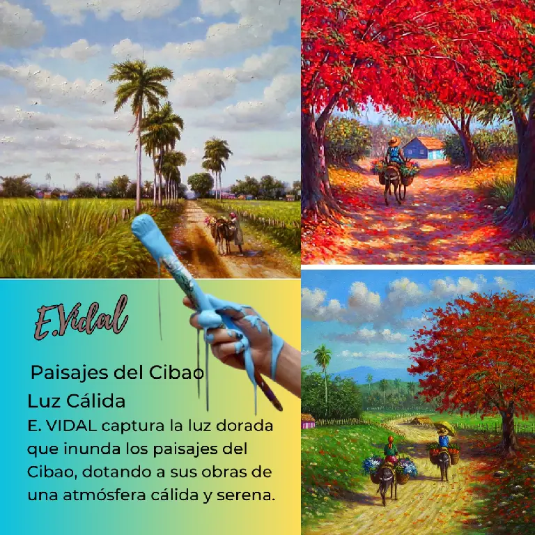 PINTOR DOMINICANOPINTURA COSTUMBRISTA OBRA DE ARTE E.VIDAL Foto 7232169-2.jpg