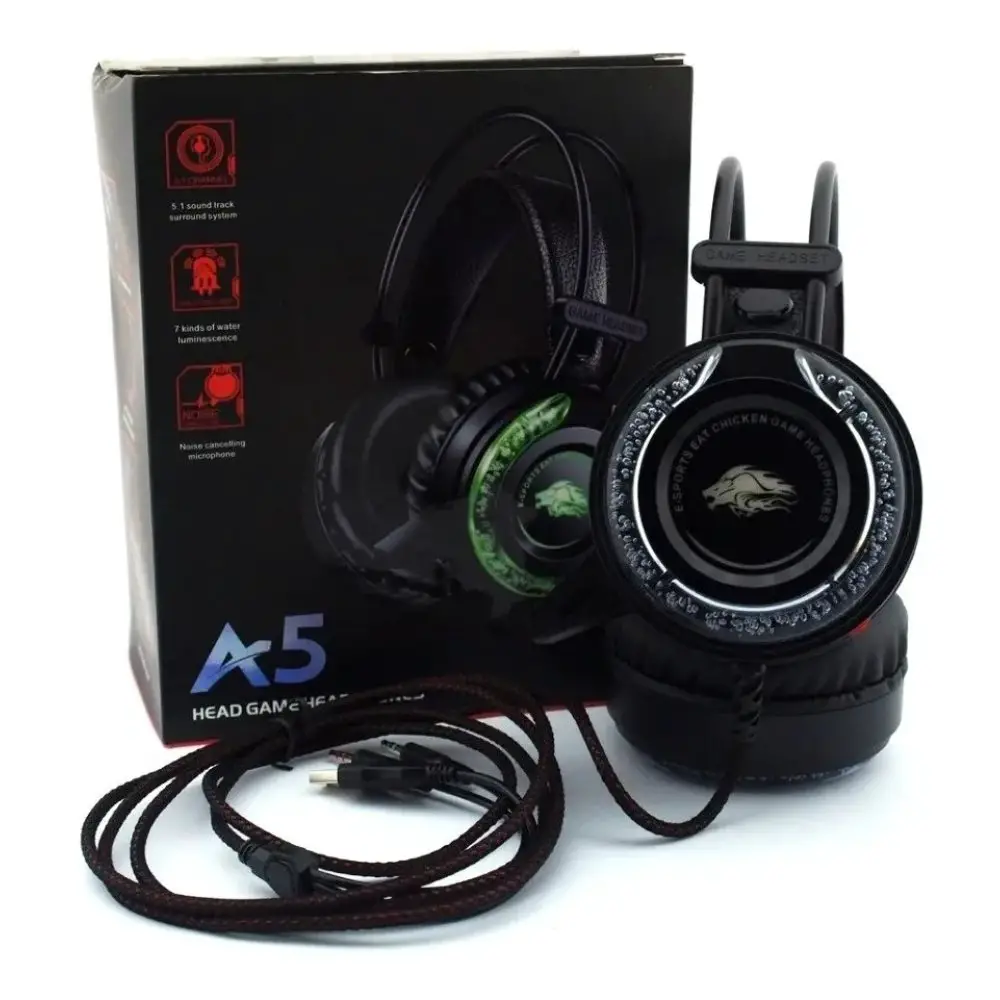 Audífonos gamer A5  en Santo Domingo Este Foto 7233104-1.jpg