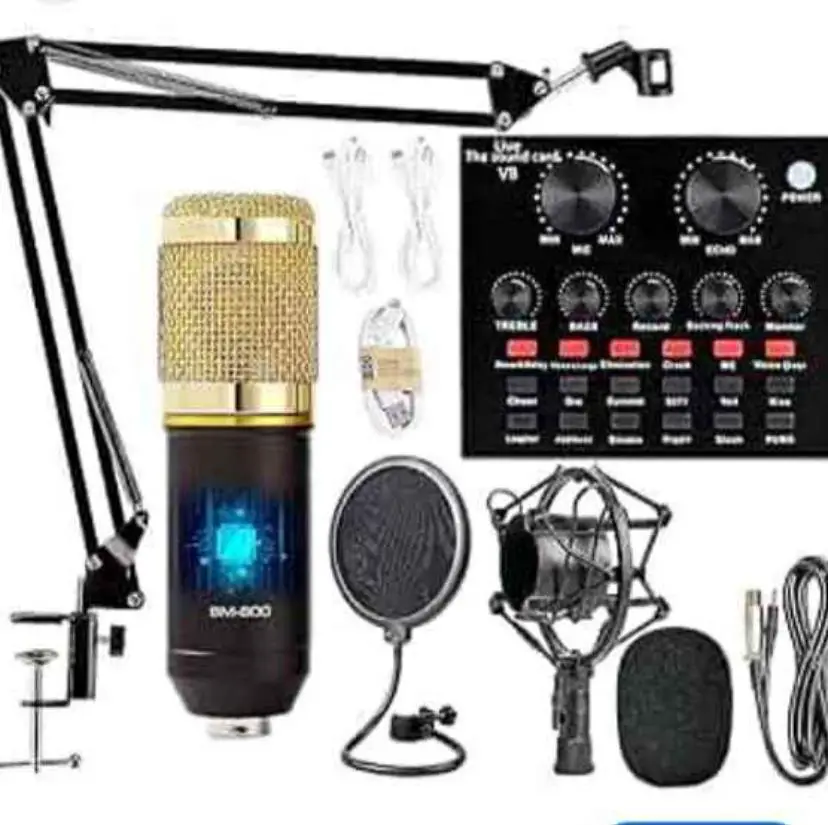Kit de Micrófono y tarjeta de sonido  en Santo Domingo Este Foto 7233201-1.jpg