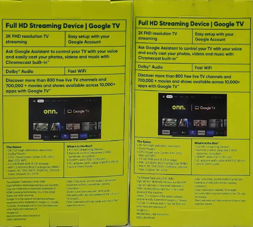 Smart tv android / Google tv 2da generacion  Onn stick  Foto 7233423-7.jpg