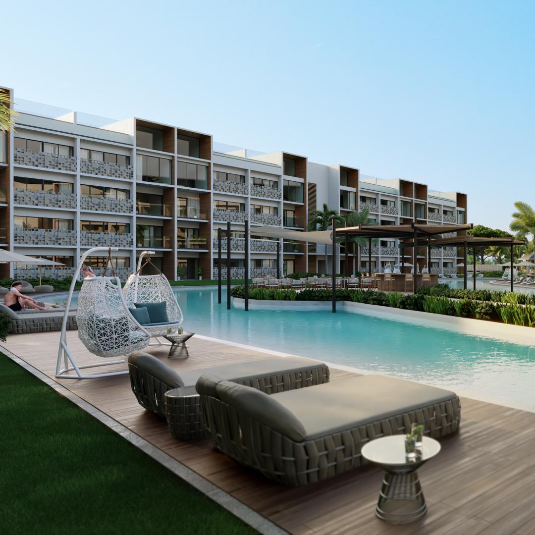Apartamento en proyecto cerrado con piscina en Bavaro Foto 7233491-2.jpg