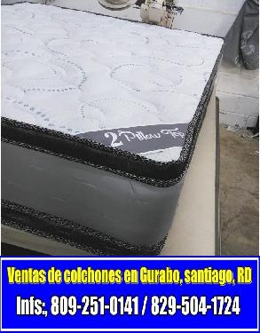 Colchones a precio de Fabrica de venta en Gurabo Santiago Rep. Dom Foto 7233888-1.jpg
