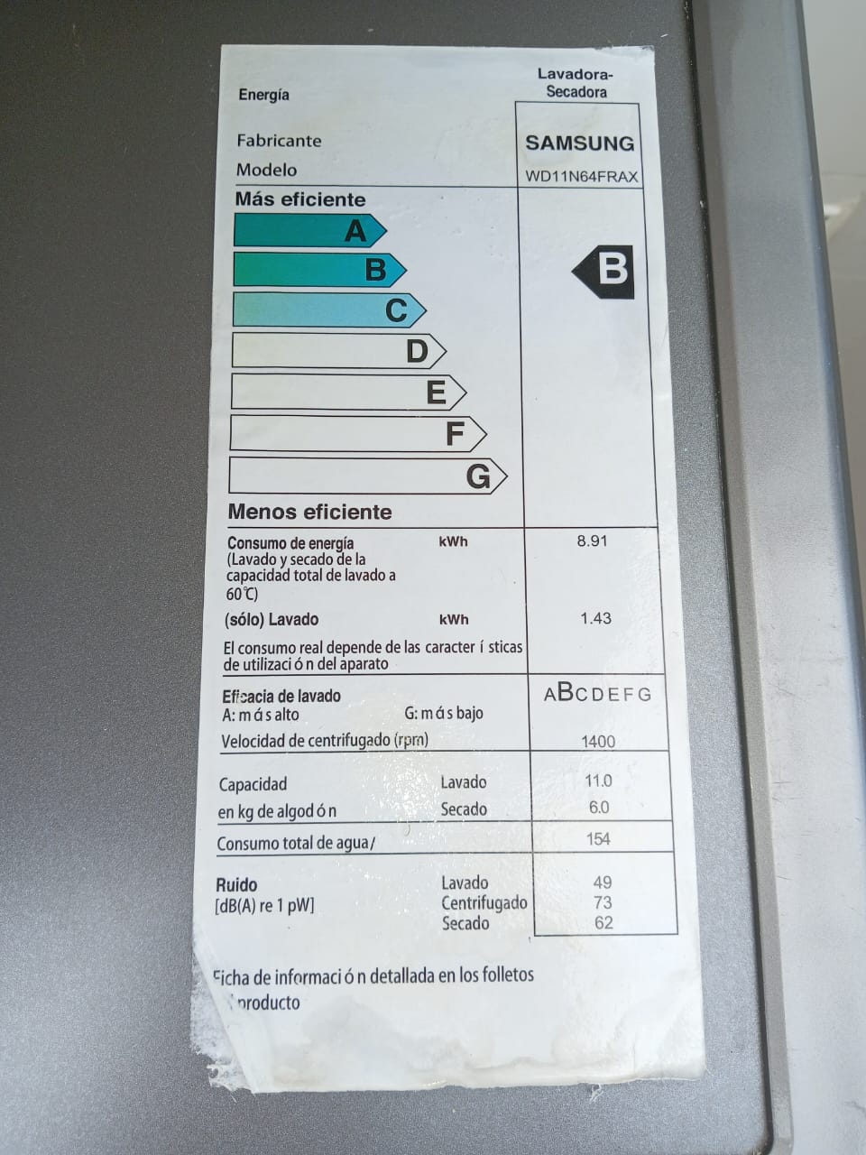Lavadora- Secadora Samsung WD11N64FRAX Foto 7234084-7.jpg