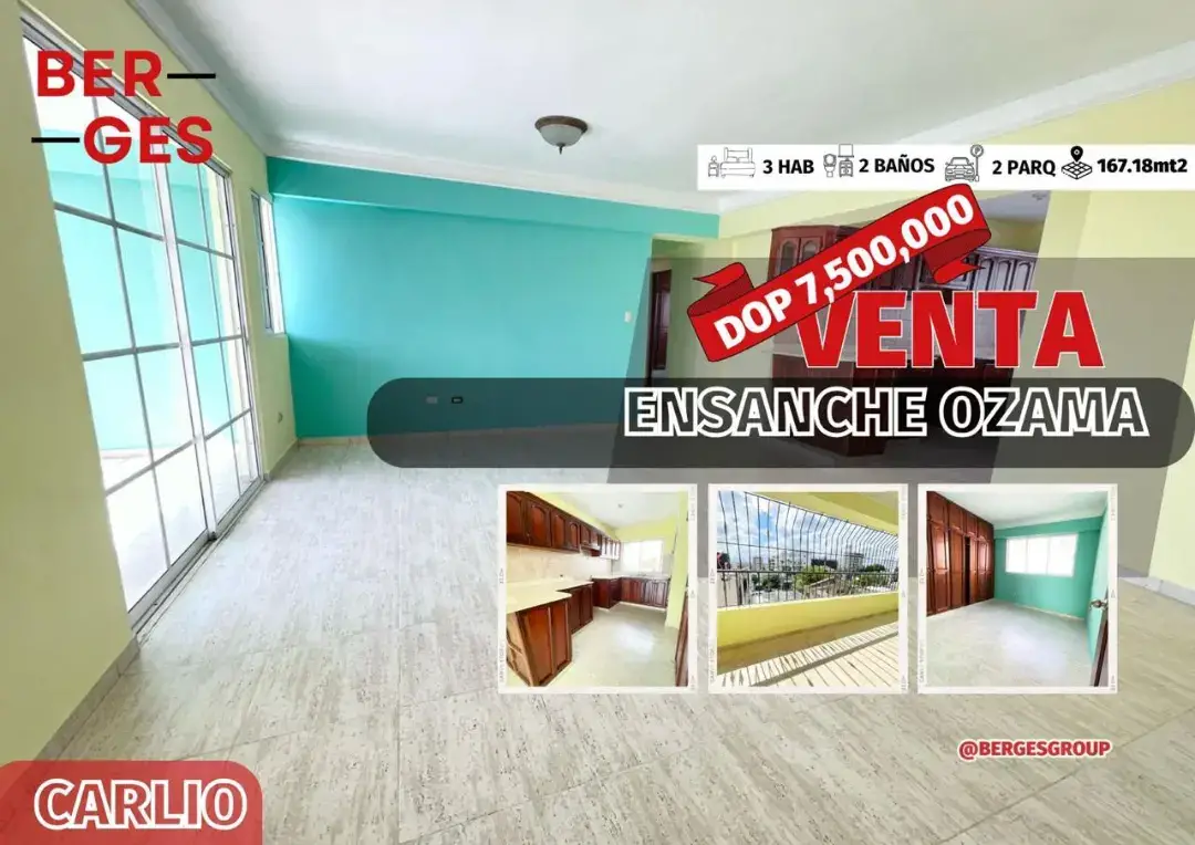 Apto en Venta en Ens Ozama 3er Nivel 3-Hab 2-B 2-Parq Prox Av Venezuel Foto 7234359-6.jpg