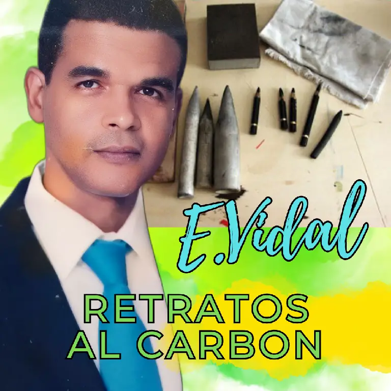 PINTOR DOMINICANO E.VIDAL RETRATOS A LAPIZ CARBON  Foto 7234395-5.jpg