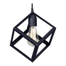 Lámpara Colgante Moderno Negro 40w  Luces  en La Altagracia Foto 7234633-2.jpg