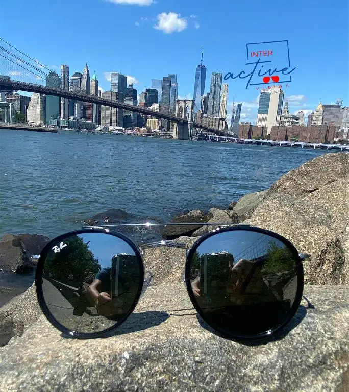Lente RayBan Round Double Bridge Plateado Foto 7235378-5.jpg
