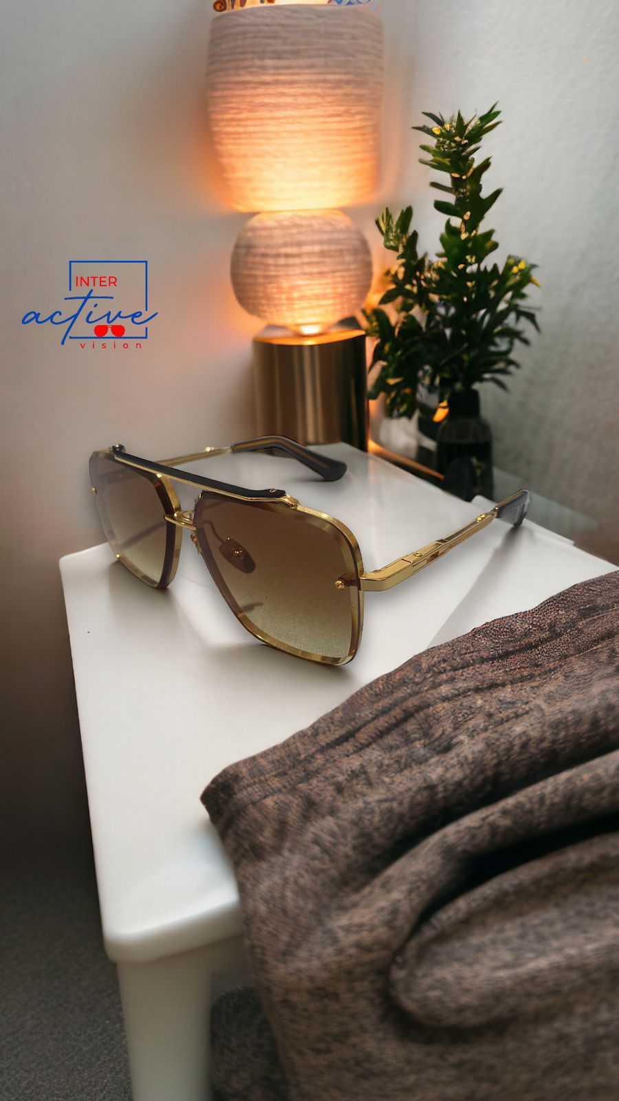 Lente DITA Mach-Six Dorado Cristan Marron Claro  Foto 7235540-5.jpg