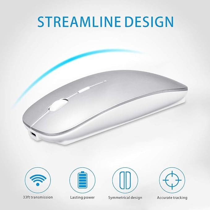 MOUSE INALAMBRICO RECARGABLE 2.4G  BLUETOOTH Foto 7235598-4.jpg
