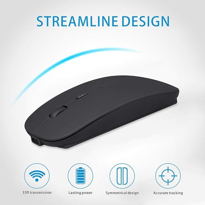 MOUSE INALAMBRICO RECARGABLE 2.4G  BLUETOOTH Foto 7235598-6.jpg