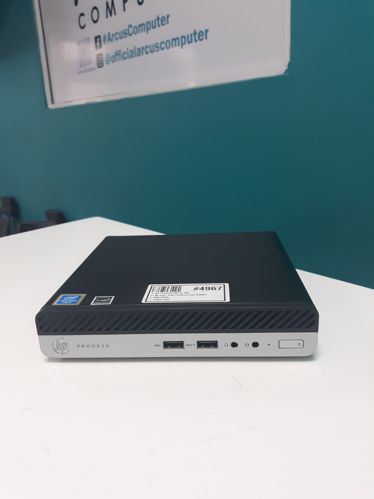 MINI CPU  HP 400 G4 DM / 9th Gen Intel Pentium Gold G5400T / 8GB RAM   Foto 7236042-1.jpg