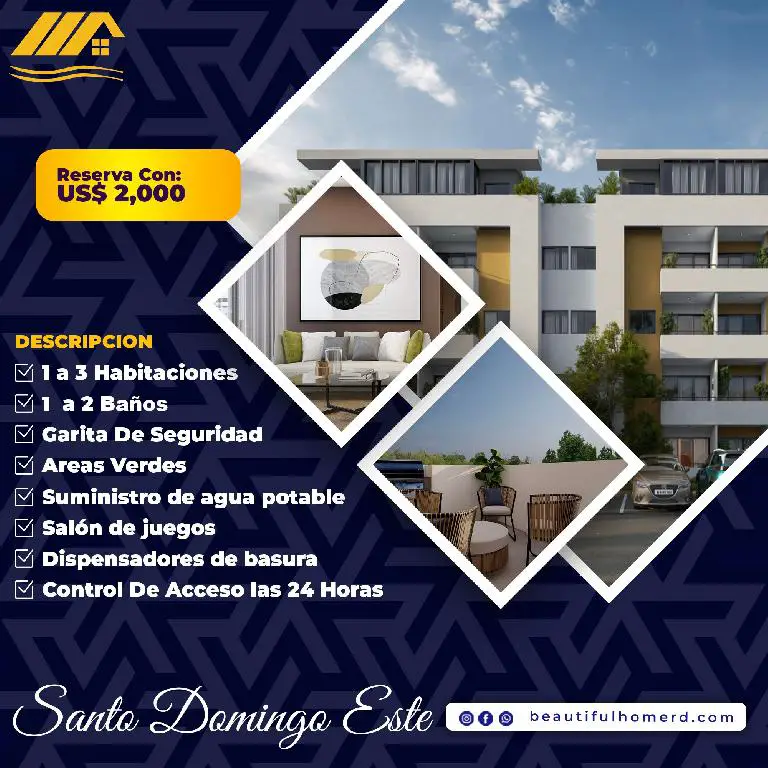 Proyecto de Aptos ubicado en una zona estratégica Santo Domongo Este  Foto 7236336-3.jpg