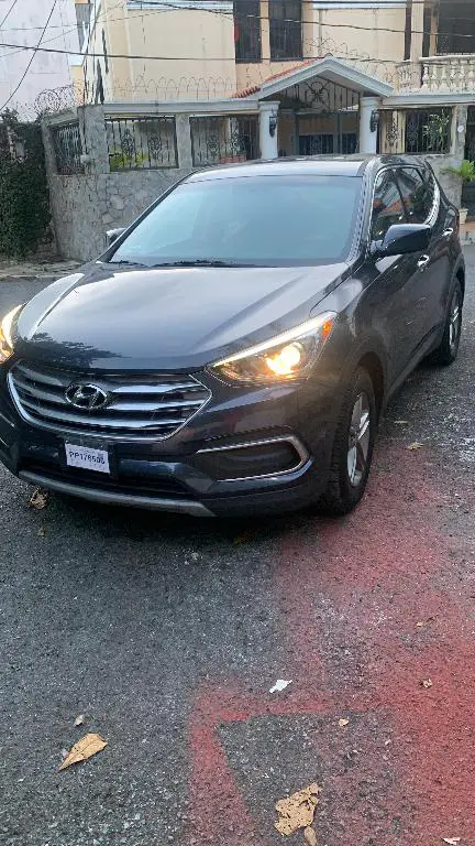 VENDO HYUNDAI SANTA FE 2018 4x4 SPORT AZUL DE OPORTUNIDAD  Foto 7237159-2.jpg