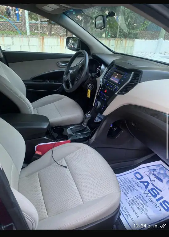 VENDO HYUNDAI SANTA FE 2018 4x4 SPORT AZUL DE OPORTUNIDAD  Foto 7237159-m2.jpg
