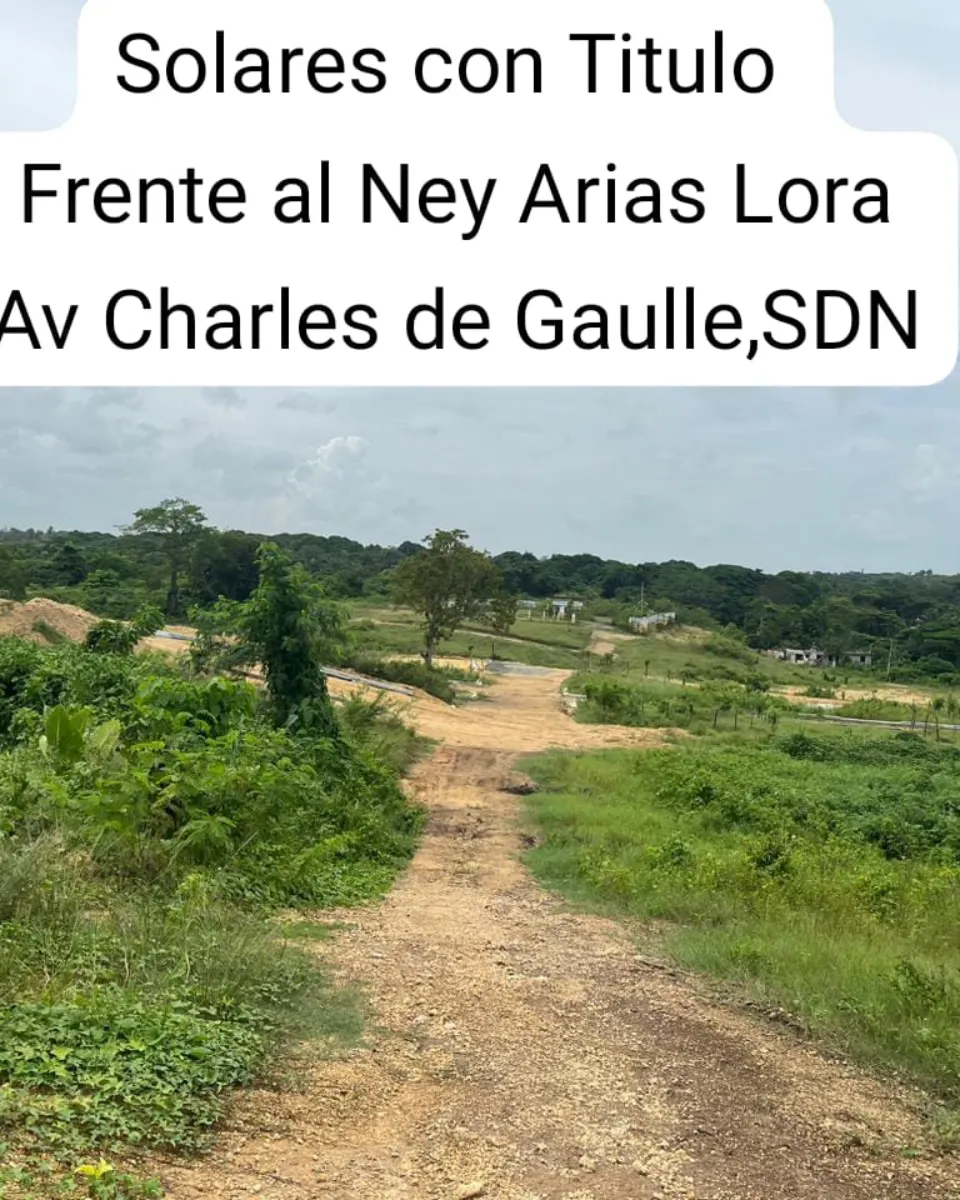 Proyecto Nuevo de Solares! Prox al Ney Arias Lora y Av C de Gaulle des Foto 7237694-3.jpg