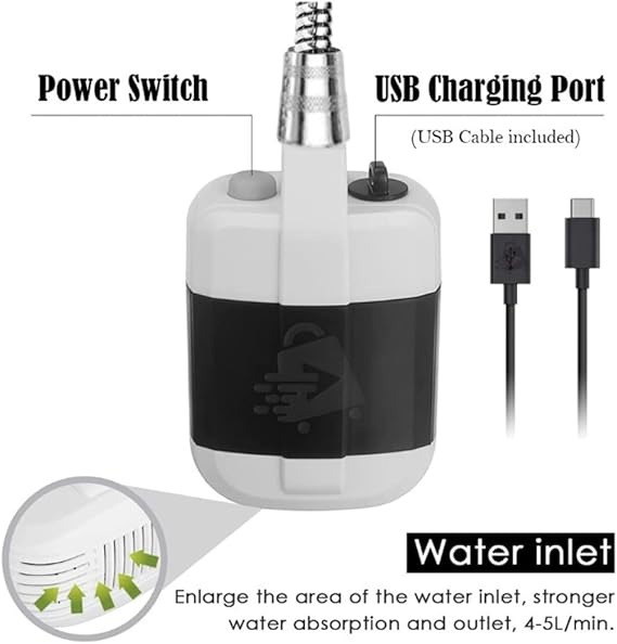 DUCHA DE MANO PORTATIL RECARGABLE CON BOMBA ELECTRICA Foto 7238144-4.jpg