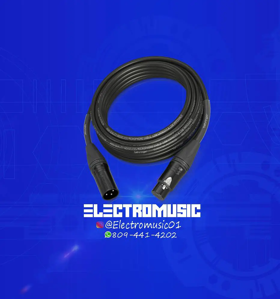 Cable para micrófono profesional XLR 10 Pies  Foto 7238930-1.jpg