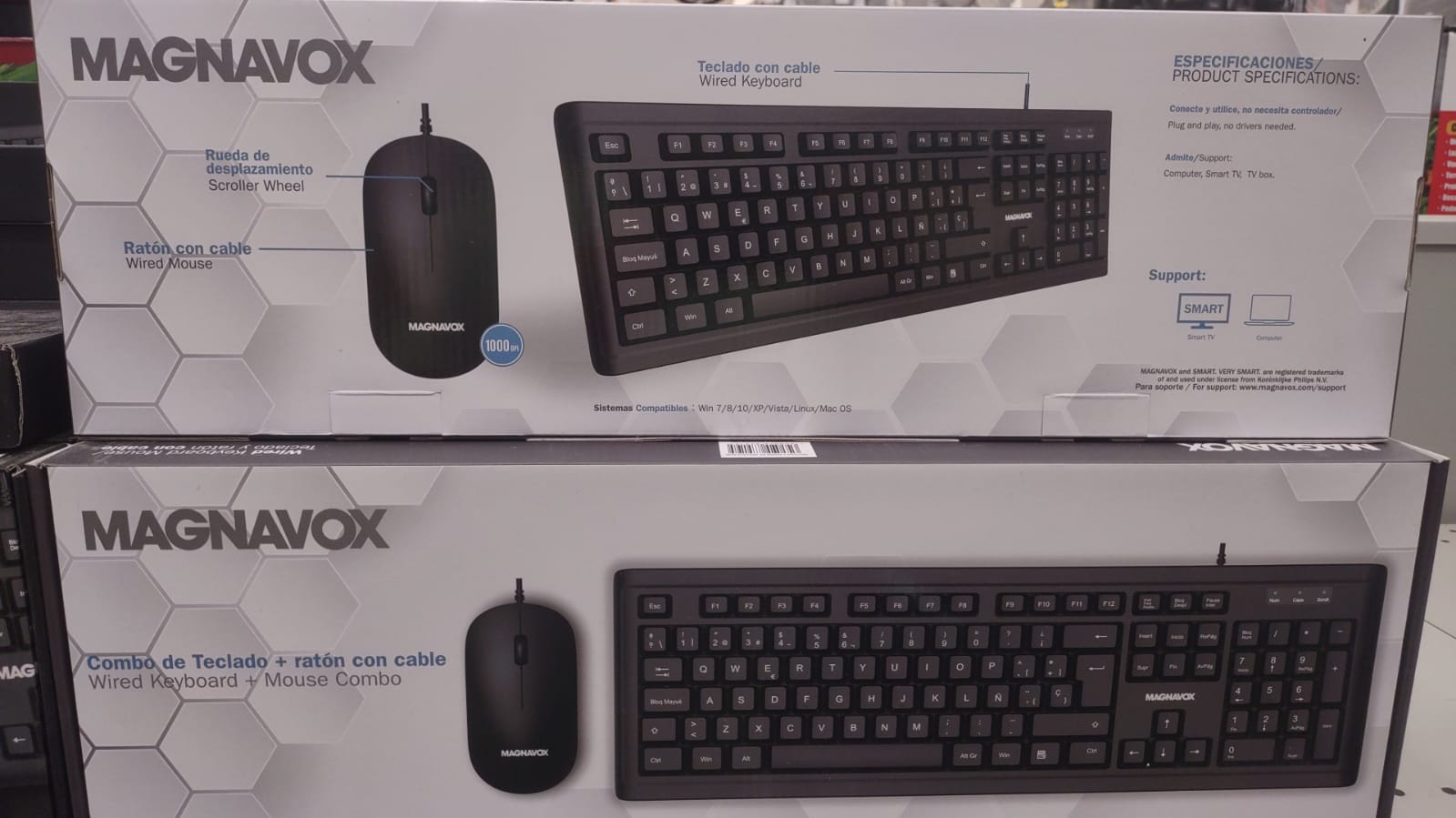 Combo de teclado y mouse americano  en Santo Domingo Este Foto 7239206-1.jpg