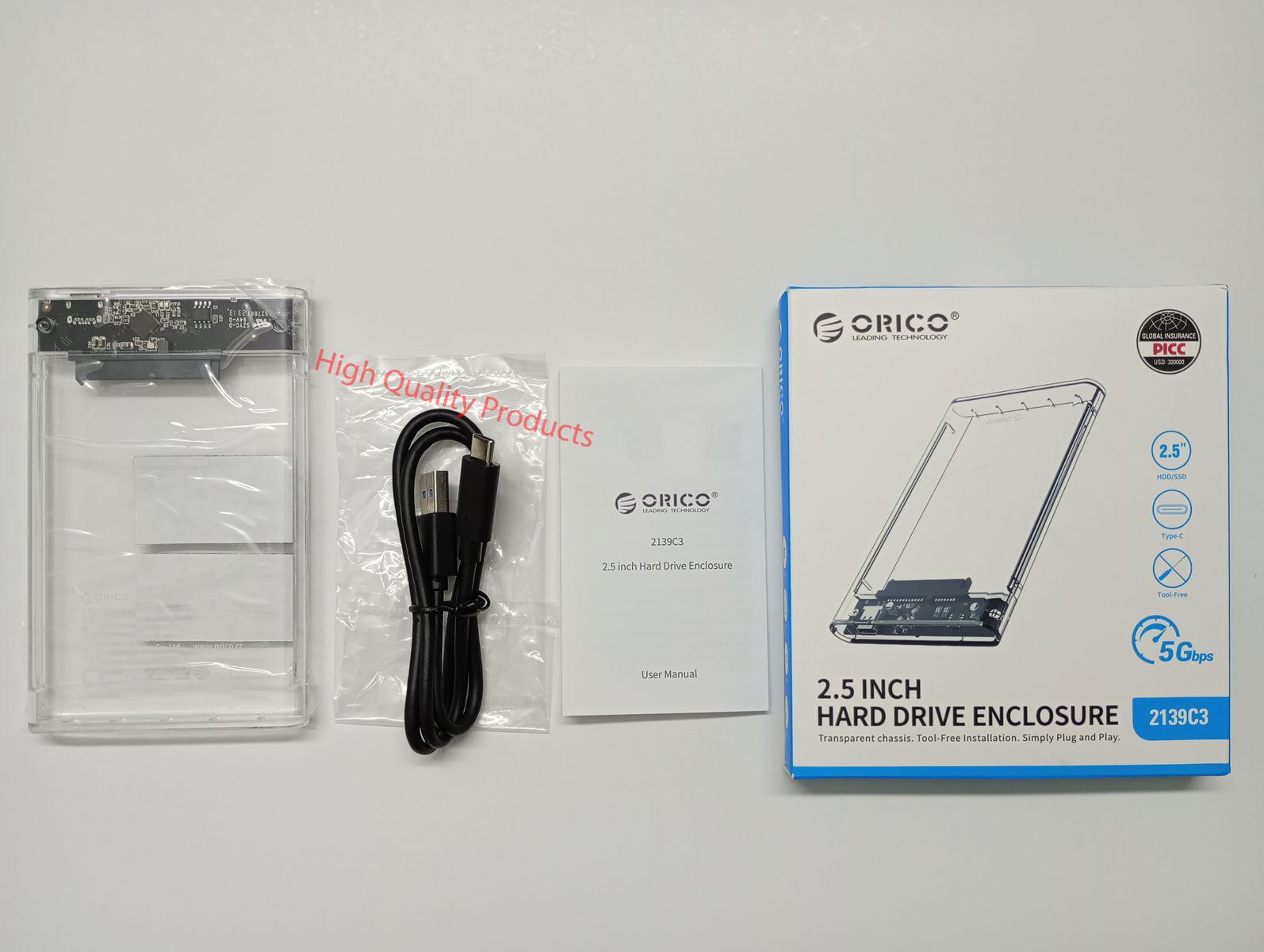 -----Enclosure ORICO 2.5 Sata USB 3.1 Type-C Foto 7239865-q1.jpg