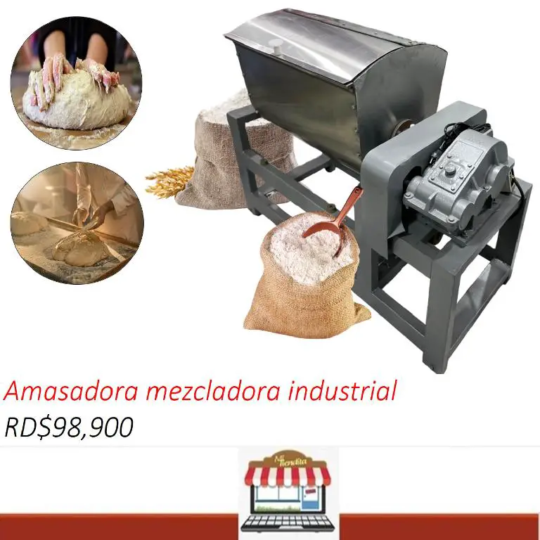 Amasadora mezcladora industrial de masa de 120 libras harina pan pizza Foto 7240247-1.jpg