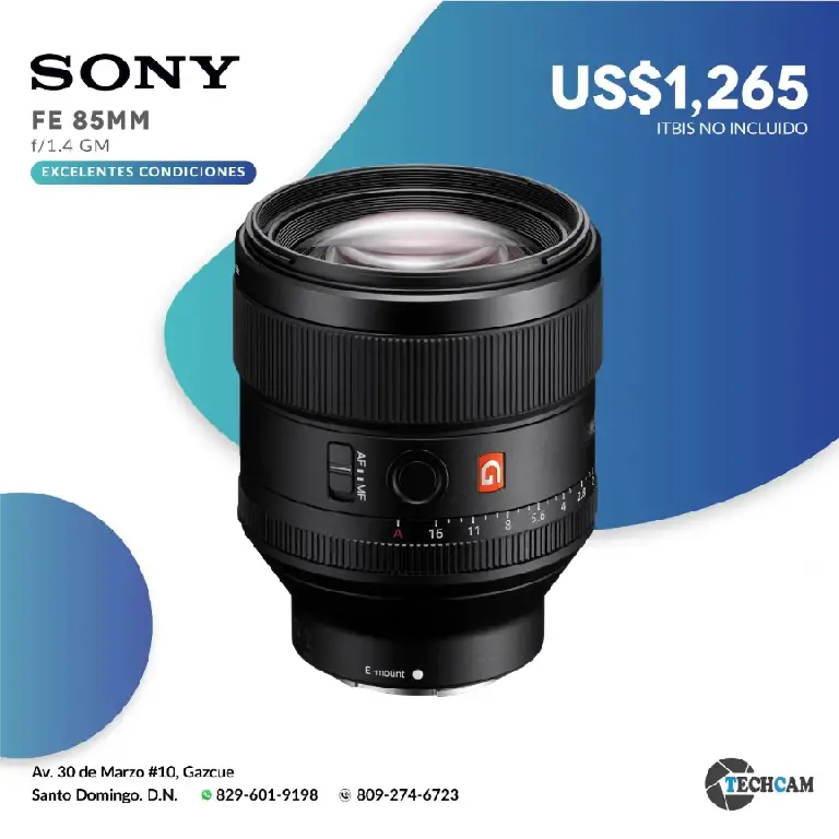 Lente Sony 85mm Foto 7240333-1.jpg