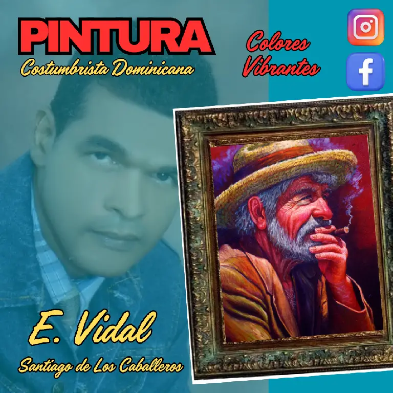 PINTOR DOMINICANOPINTURA COSTUMBRISTA OBRA DE ARTE E.VIDAL Foto 7240435-2.jpg