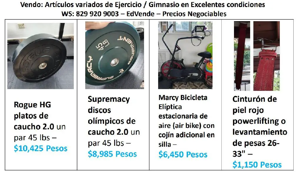 Artículos varios ejercicio y gimnasio excelente condiciones Foto 7240446-1.jpg