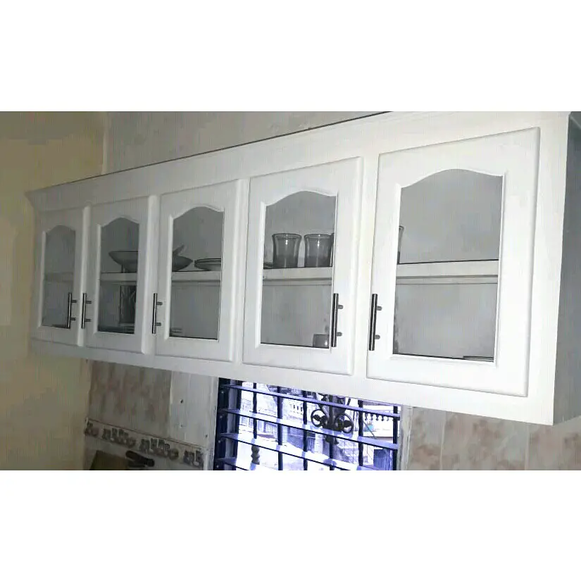 Gabinetes en color blanco en madera de cocina  Foto 7240457-4.jpg
