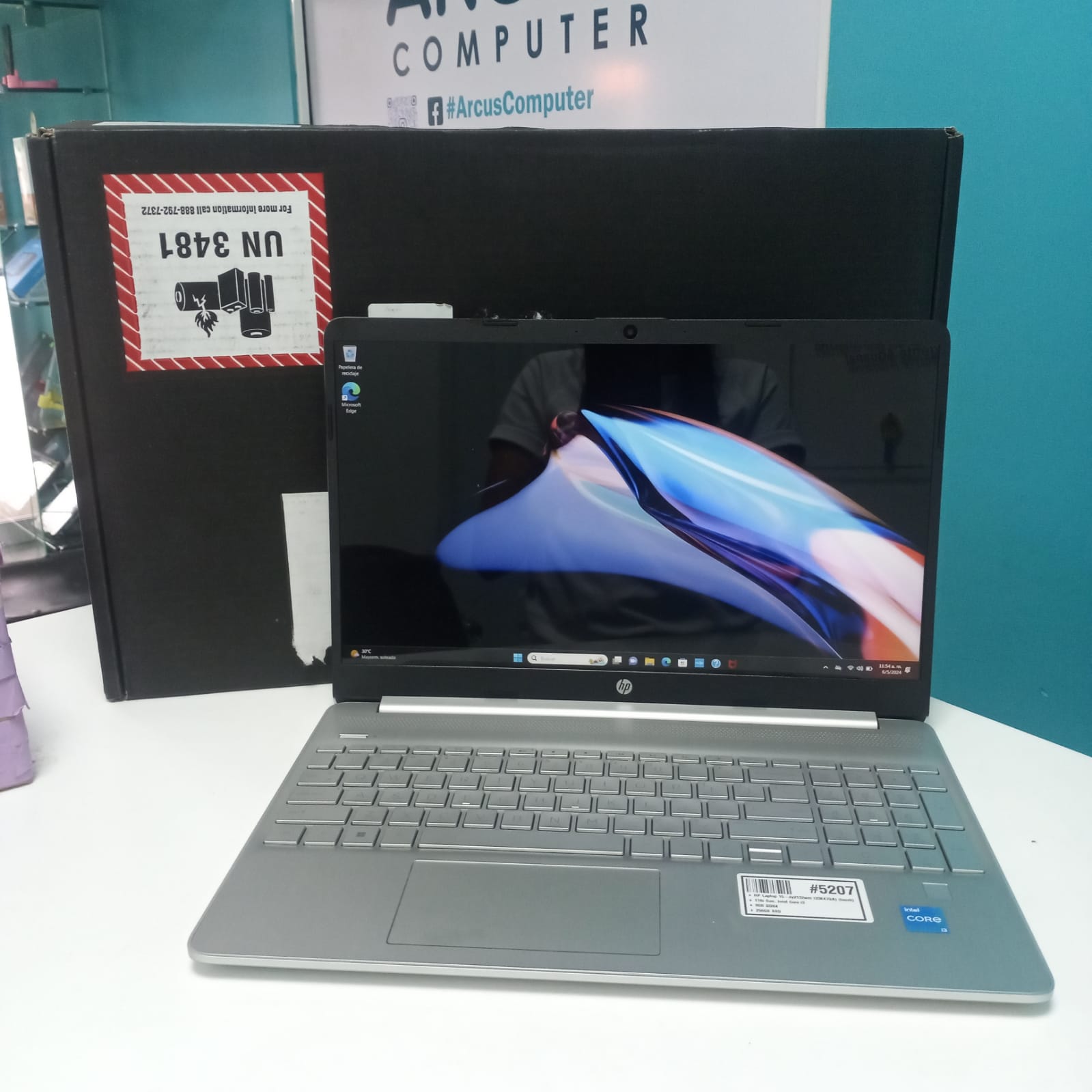 Laptop HP Laptop 15-dy2132wm 33K47UA touch / 11th Gen Intel Core i3 /  Foto 7241729-1.jpg