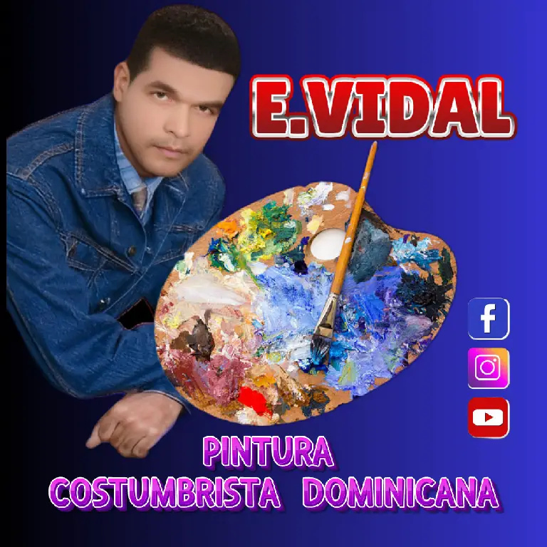 PINTOR DOMINICANOPINTURA COSTUMBRISTA OBRA DE ARTE E.VIDAL Foto 7241770-2.jpg