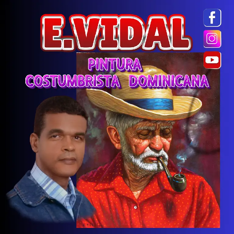 PINTOR DOMINICANOPINTURA COSTUMBRISTA OBRA DE ARTE E.VIDAL Foto 7241770-5.jpg