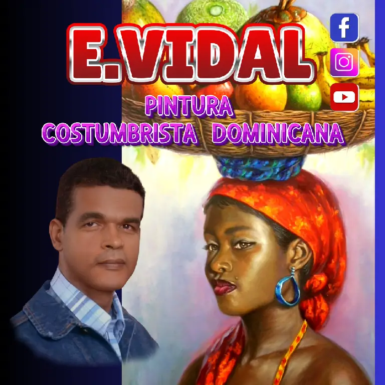 PINTOR DOMINICANOPINTURA COSTUMBRISTA OBRA DE ARTE E.VIDAL Foto 7241770-6.jpg