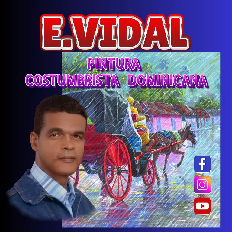 PINTOR DOMINICANOPINTURA COSTUMBRISTA OBRA DE ARTE E.VIDAL Foto 7241770-7.jpg