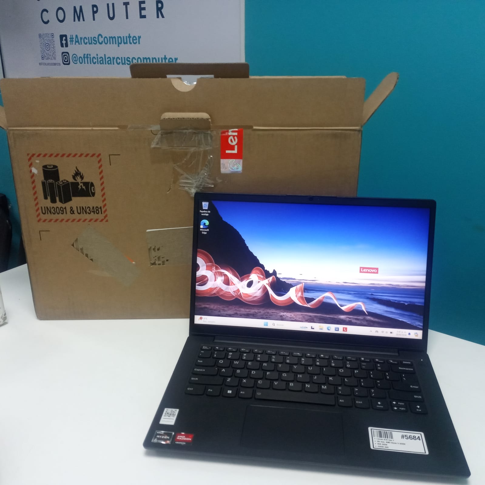 Laptop Lenovo K14 Gen 1 / 10th Gen AMD Ryzen 5 5600U / 8GB  RAM DDR4 / Foto 7241843-1.jpg