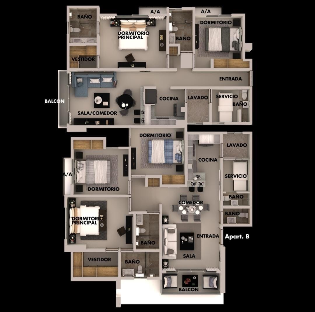 Apartamentos de dos y tres habitaciones en Alfimar Ave. Independencia  Foto 7242519-6.jpg