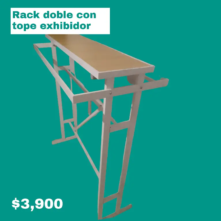 Rack con tope exhibidor 2 unidades disponibles Foto 7242708-1.jpg