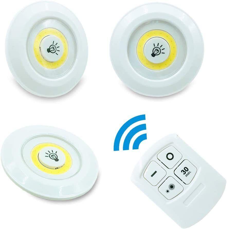 LUZ LED CON CONTROL REMOTO JUEGO DE 3 ZDWJ-210 Foto 7242944-3.jpg