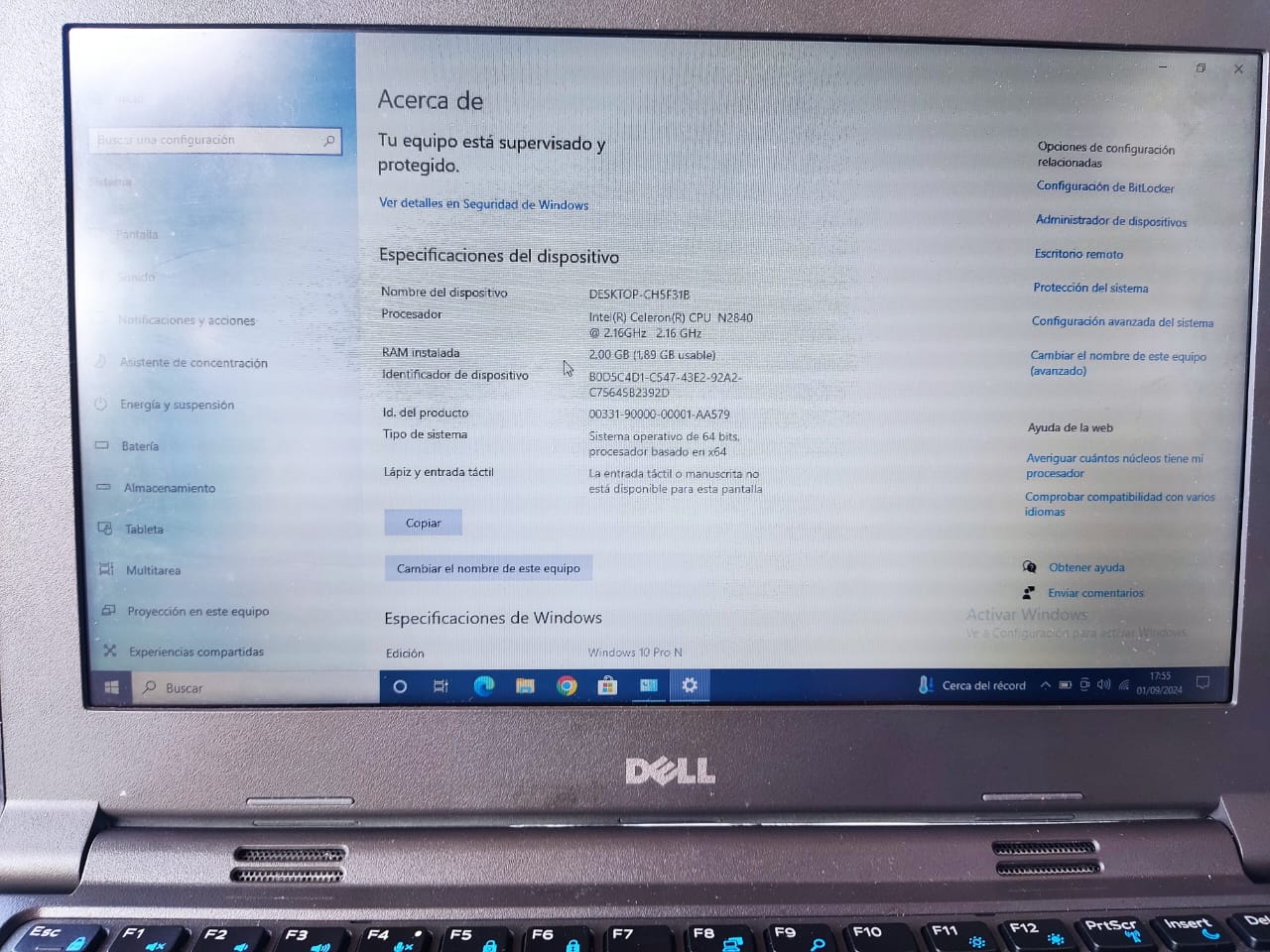 Mini lapto Dell 4500 pesos nuevaaaaaa poco uso. Foto 7243658-1.jpg