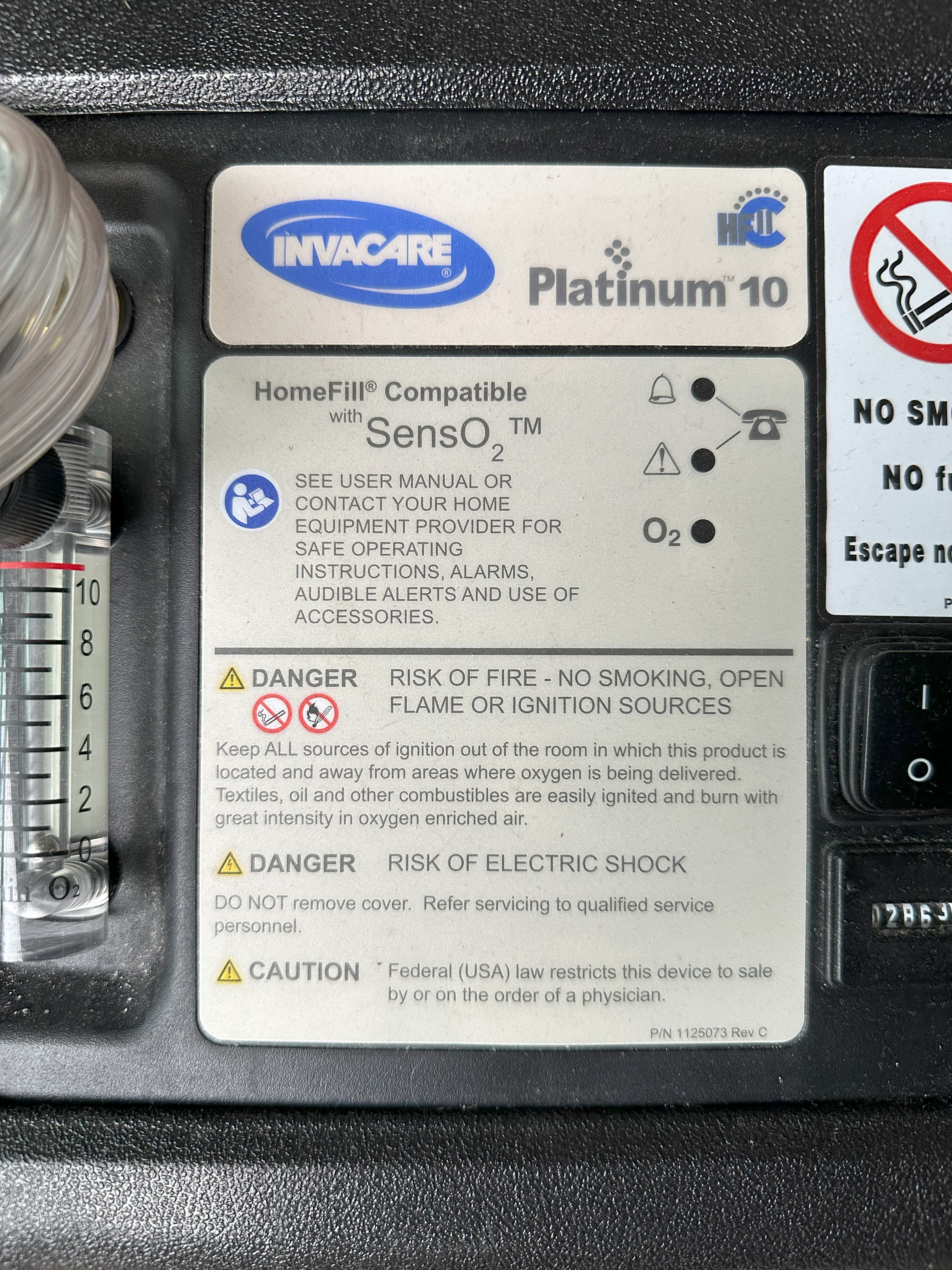 Concentrador de Oxigeno Invacare Platinum 10 LPM Foto 7244113-4.jpg